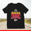 Super Bowl LV 2021 Kansas City Chiefs NFL Champions T-Shirt