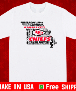 Super Bowl Team Chiefs Football Kansas City Chiefs nfl Run Playoffs Field T-Shirt