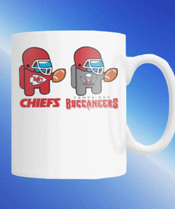Superbowl LV 2021 Among us Kansas City Chiefs Vs Tampa Bay Bucaneers Mug