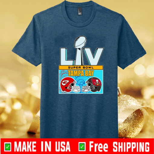 Limited Edition 2021 Super Bowl LV Tampa Bay Buccaneers Vs Kansas City Chiefs Shirt