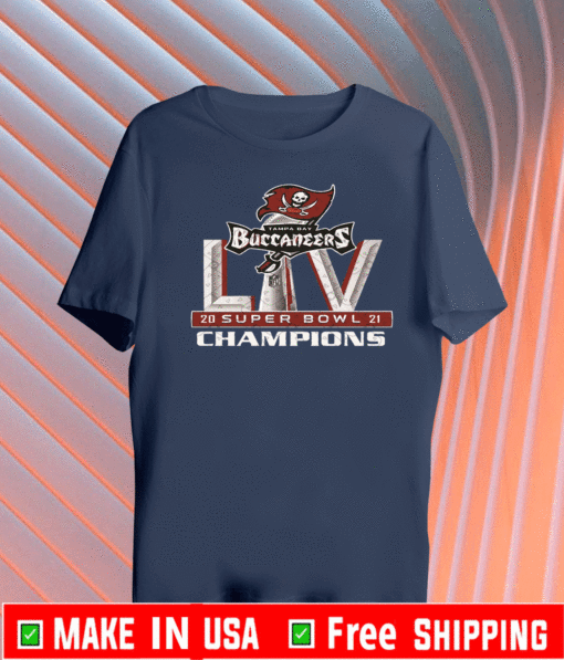 Tampa Bay Buccaneers Super Bowl 2021 Champions - Logo NFL T-Shirt