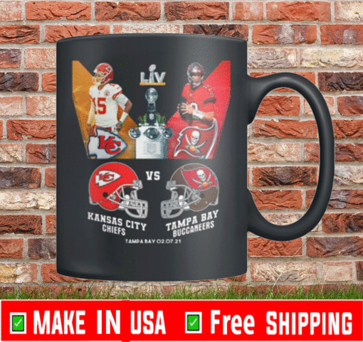 Tampa Bay Buccaneers Vs Kansas City Chiefs Super Bowl LV Mug - Chiefs Vs Buccaneers Fan Gifts
