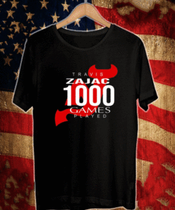 Travis Zajac 1000 Game Played Shirt