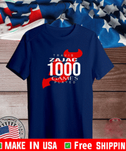 Travis Zajac 1000 Game Played Shirt