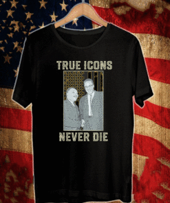 True Icons Never Die Malcolm and Martin Black History American History T-Shirt