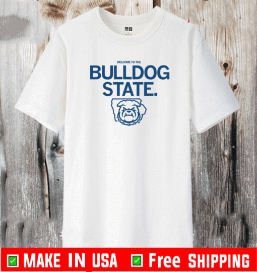 WELCOME TO THE BULLDOG STATE LOGO T-SHIRT