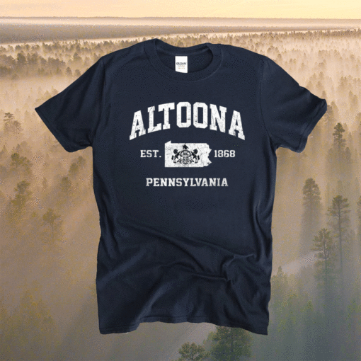 Altoona Pennsylvania PA Vintage state Athletic Shirt