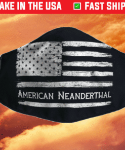 American Neanderthal Flag Face Mask