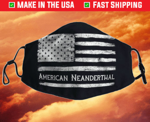 American Neanderthal Flag Face Mask