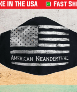 American Neanderthal Flag Face Mask