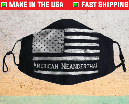 American Neanderthal Flag Face Mask