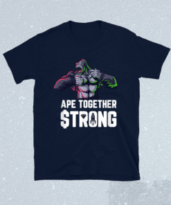 Ape Together Strong Hold GME Gorilla Rocket Gamestonk Meme Shirt