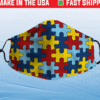 Autism Awareness Face Mask
