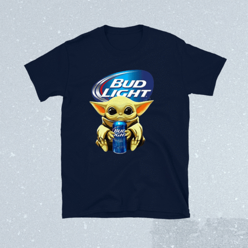 Baby Yoda Hug Bud Light Budweiser Shirt