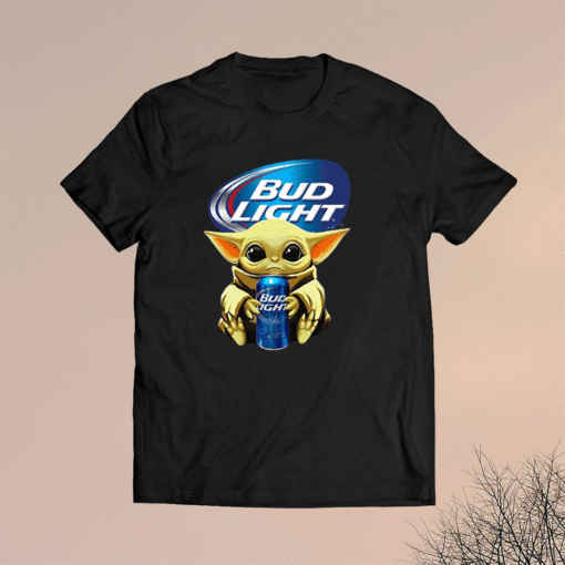 Baby Yoda Hug Bud Light Budweiser Shirt