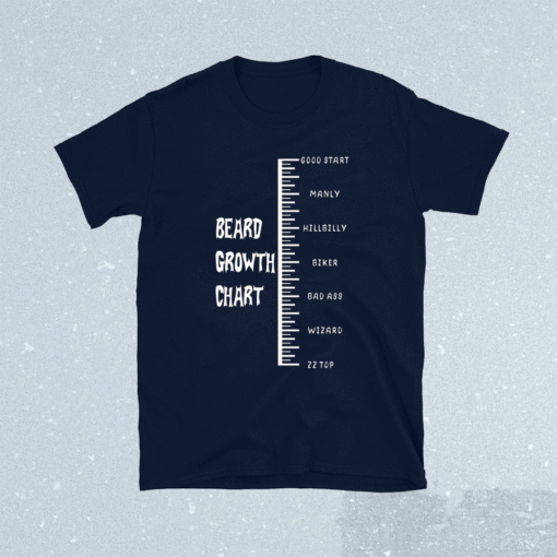 Beards Crowth Chart Shirt