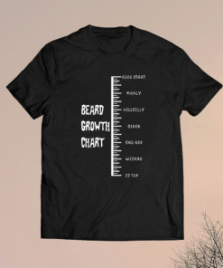 Beards Crowth Chart Shirt