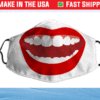 Big mouth smile Face Mask