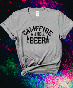 Campfire And Beer Camping Shirt