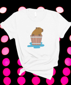 Capybaras Barrel Bath Shirt