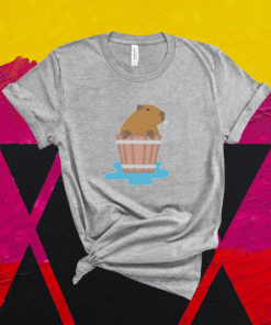 Capybaras Barrel Bath Shirt