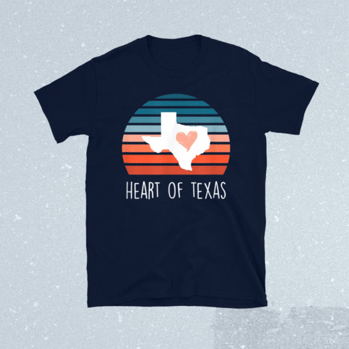 Heart of Texas I love Texas Shirt