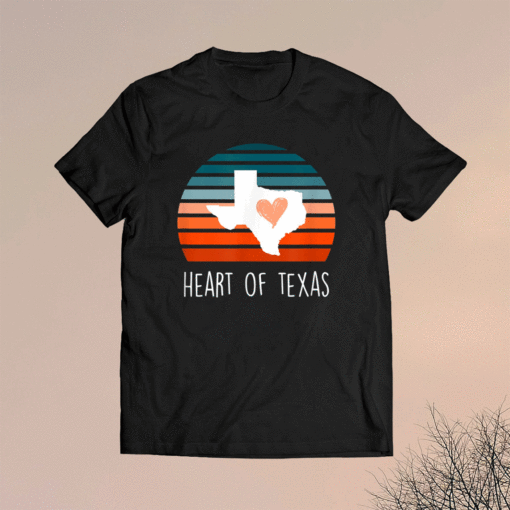 Heart of Texas I love Texas Shirt