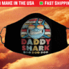 Daddy Shark Face Mask