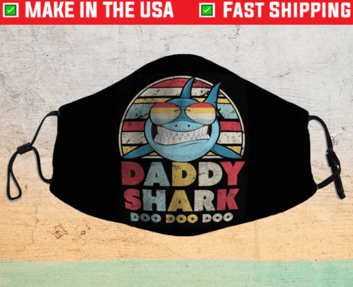 Daddy Shark Face Mask