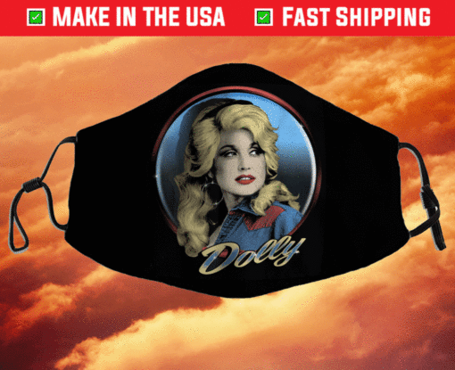 Dolly Parton Western Face Mask