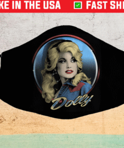 Dolly Parton Western Face Mask