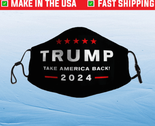 Donald Trump 2024 Take America Back Election Face Mask