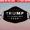 Donald Trump 2024 Take America Back Election Face Mask