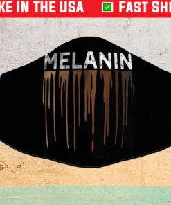 Drippin Melanin Women Pride Black History Face Mask