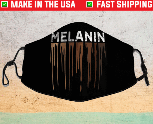 Drippin Melanin Women Pride Black History Face Mask