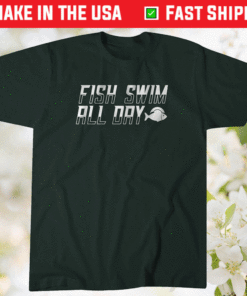 Fish Swim All Day East Lansing Basketball Shirt