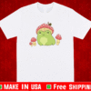 Frog with Mushroom hat and snail T-Shirt