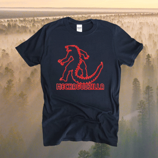 Godzilla vs Kong Mechagodzilla Neon Shirt