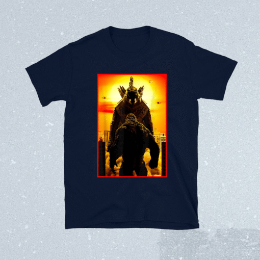 Godzilla vs Kong Official Team Godzilla Neon Shirt