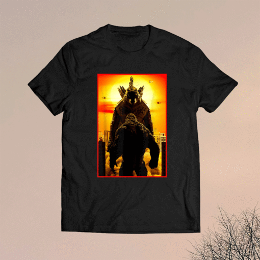 Godzilla vs Kong Official Team Godzilla Neon Shirt