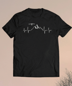 Hang gliding pilot heartbeat hang glider EKG Shirt