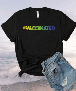 I'm Vaccinated Rainbow Gradient Colorway Shirt