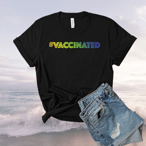 I'm Vaccinated Rainbow Gradient Colorway Shirt