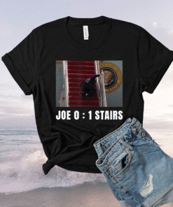 Joe Biden Falling Down Stairs Joe Vs Stairs Funny Shirt