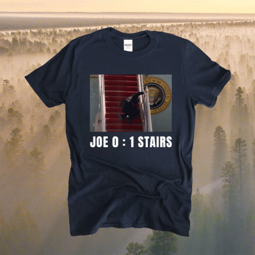 Joe Biden Falling Down Stairs Joe Vs Stairs Funny Shirt