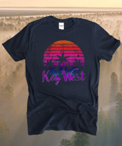 Key West Florida Family Beach Vacation Retro Shirt