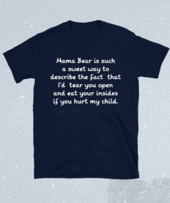 Mama Bear is such a sweet way to describe the fact shirt