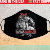 Mamasaurus T rex Dinosaur Funny Mama Saurus Family Matching Face Mask