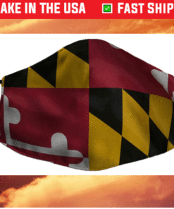 Maryland Flag Face Masks