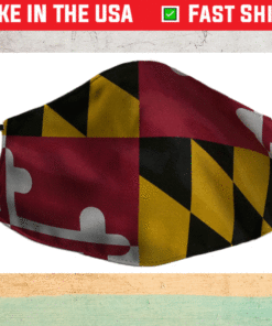 Maryland Flag Face Masks